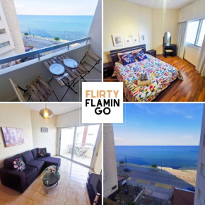 Flirty Flamingo Seaview Seafront Apartment